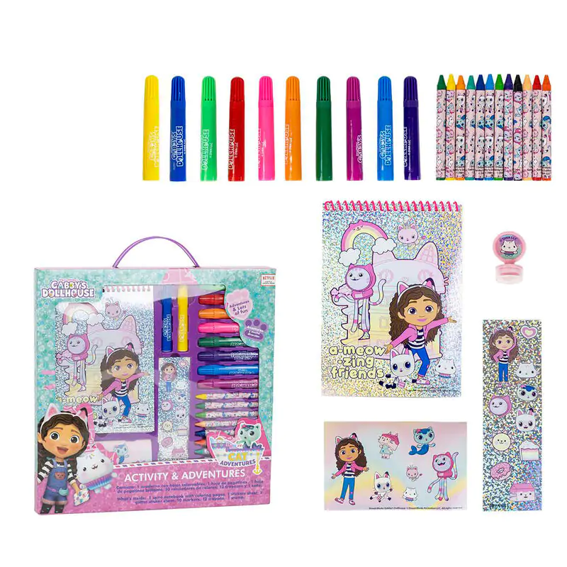Gabbys Dollhouse omaľovánky stationery set produktová fotografia