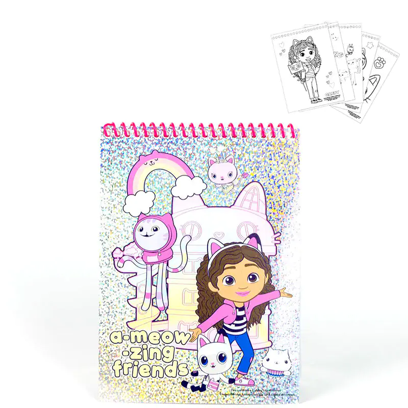 Gabbys Dollhouse omaľovánky stationery set produktová fotografia