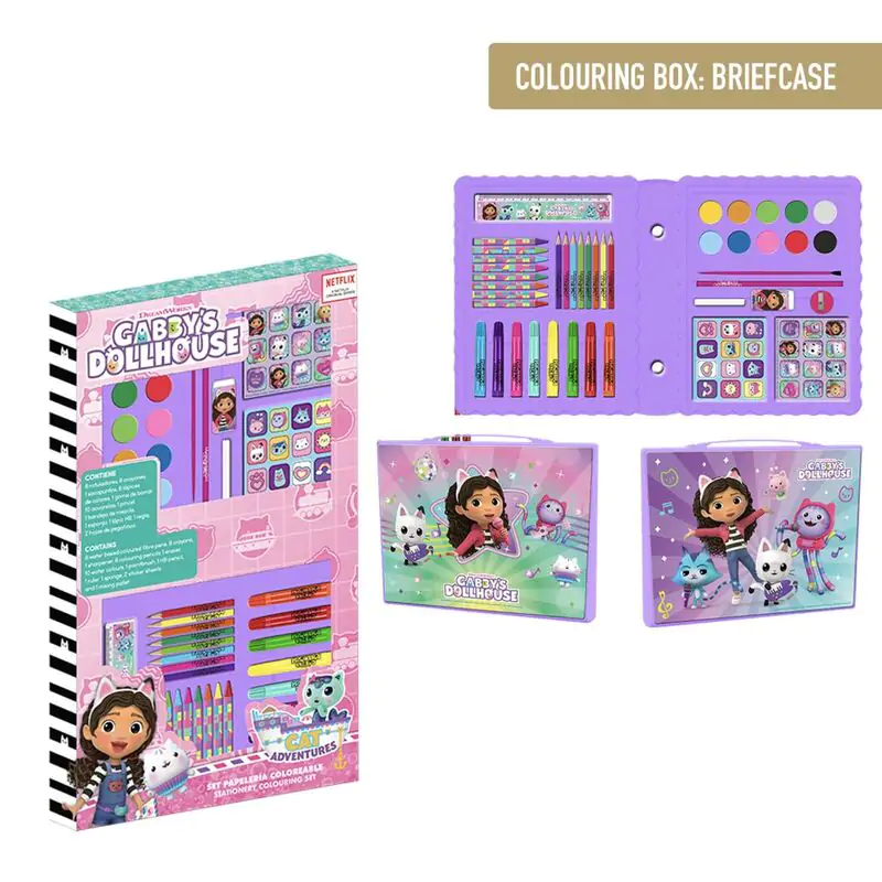 Gabbys Dollhouse maľovacie písacie potreby set termékfotó