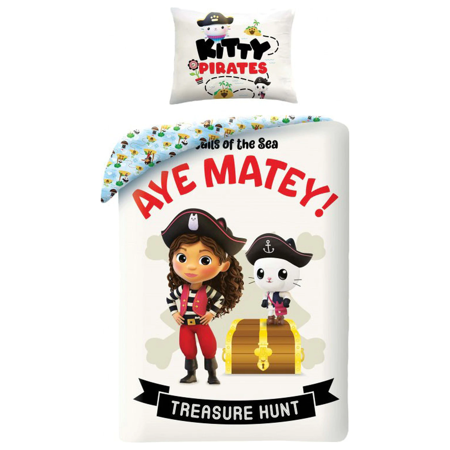 Gabi's Dollhouse Treasure Hunt obliečka na perinu produktová fotografia