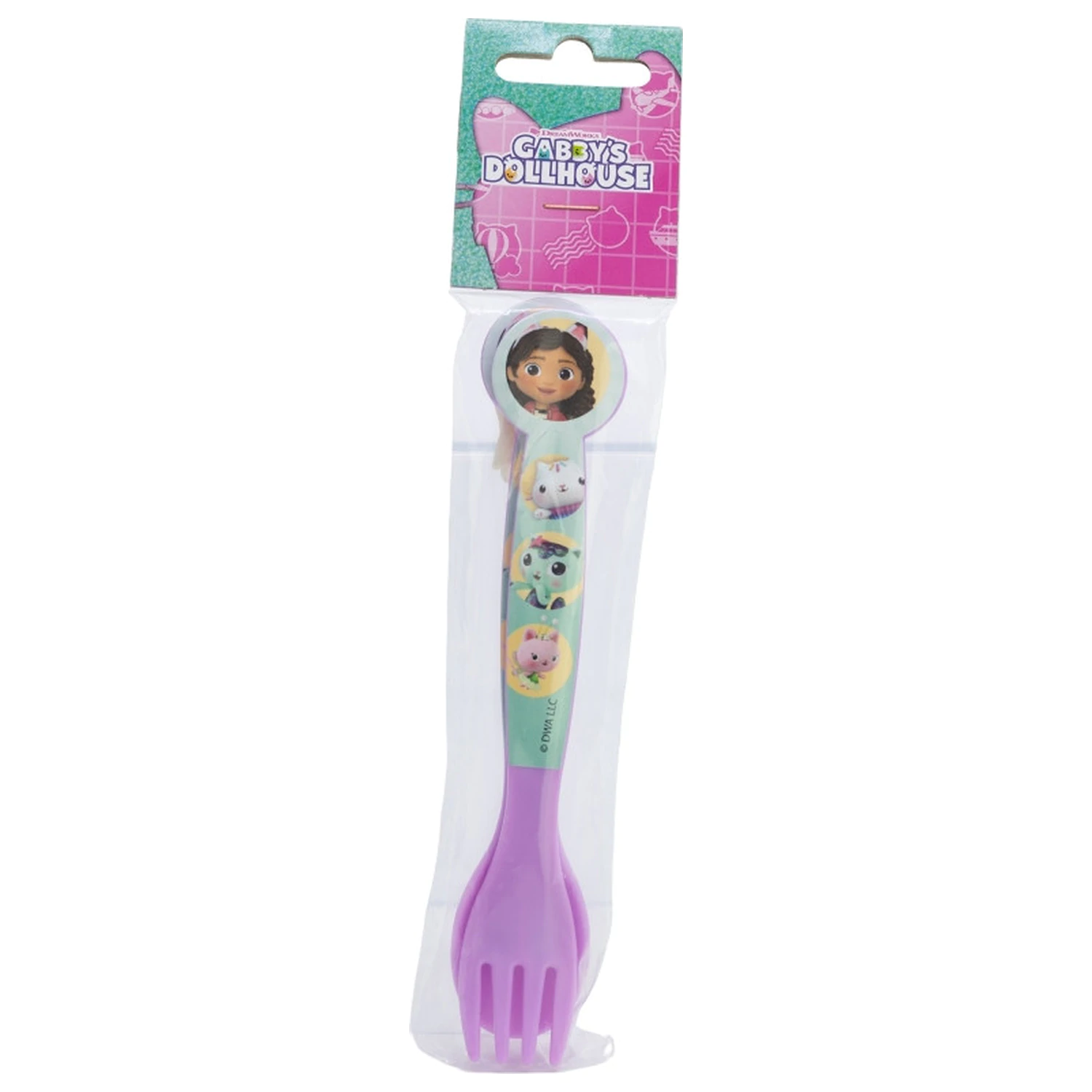 Gabby's Dollhouse Wonderland Plastová Súprava príborov - 2 kusy produktová fotografia