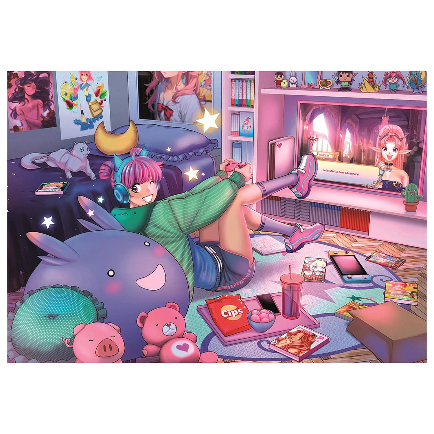 Game Lovers 300-dielne puzzle Clementoni produktová fotografia