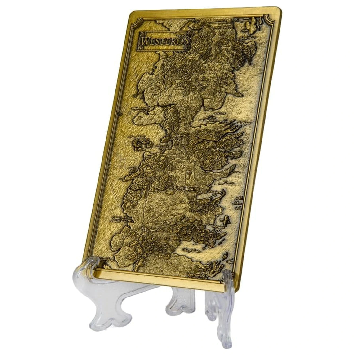 Game of Thrones Ingot mapa Westerosu produktová fotografia