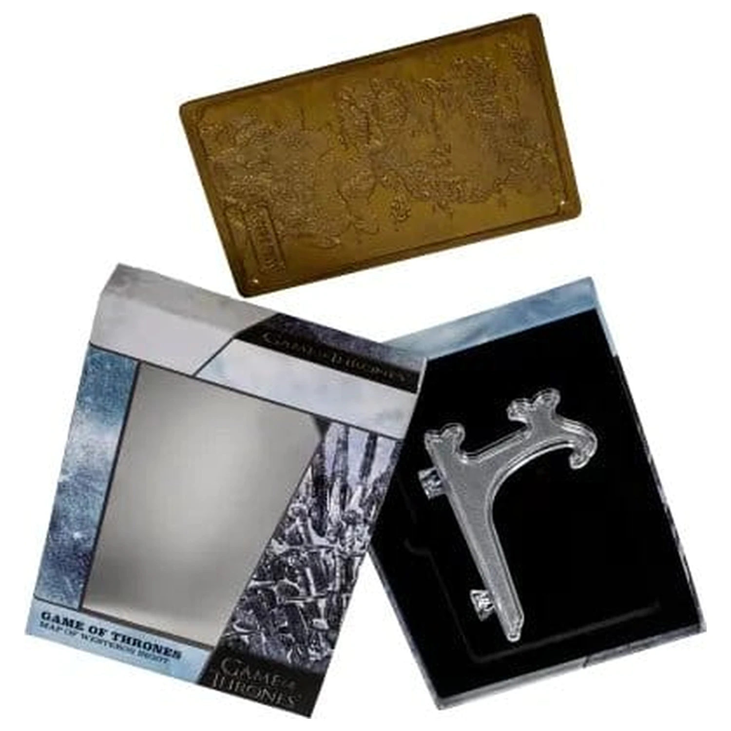 Game of Thrones Ingot mapa Westerosu produktová fotografia