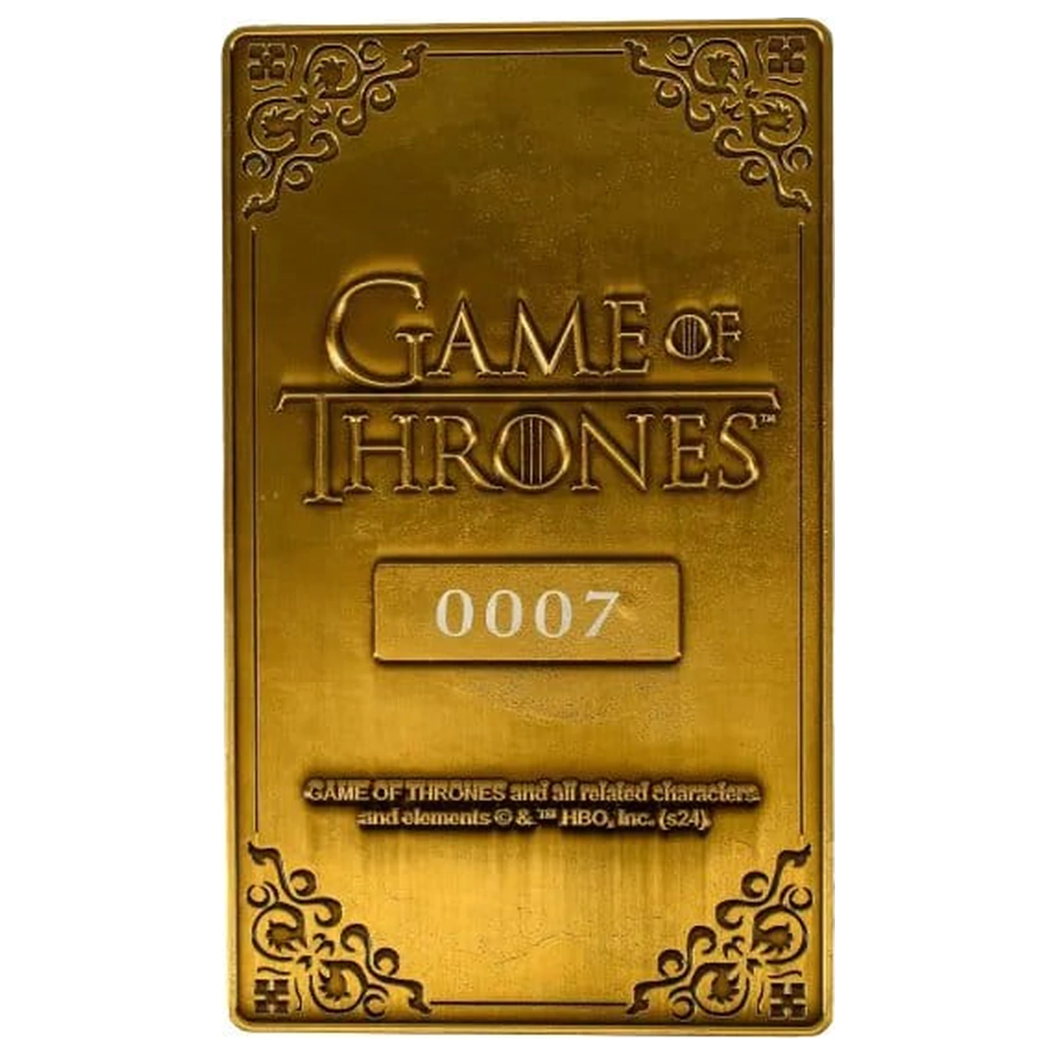 Game of Thrones Ingot mapa Westerosu produktová fotografia