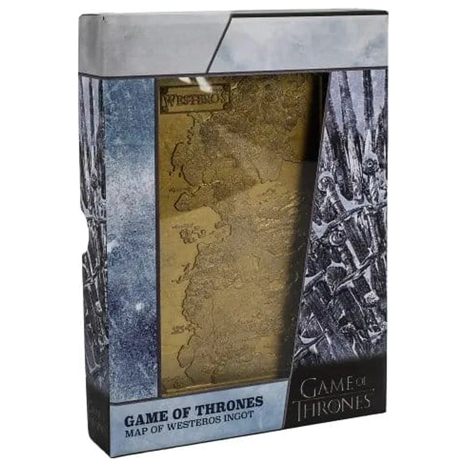 Game of Thrones Ingot mapa Westerosu produktová fotografia