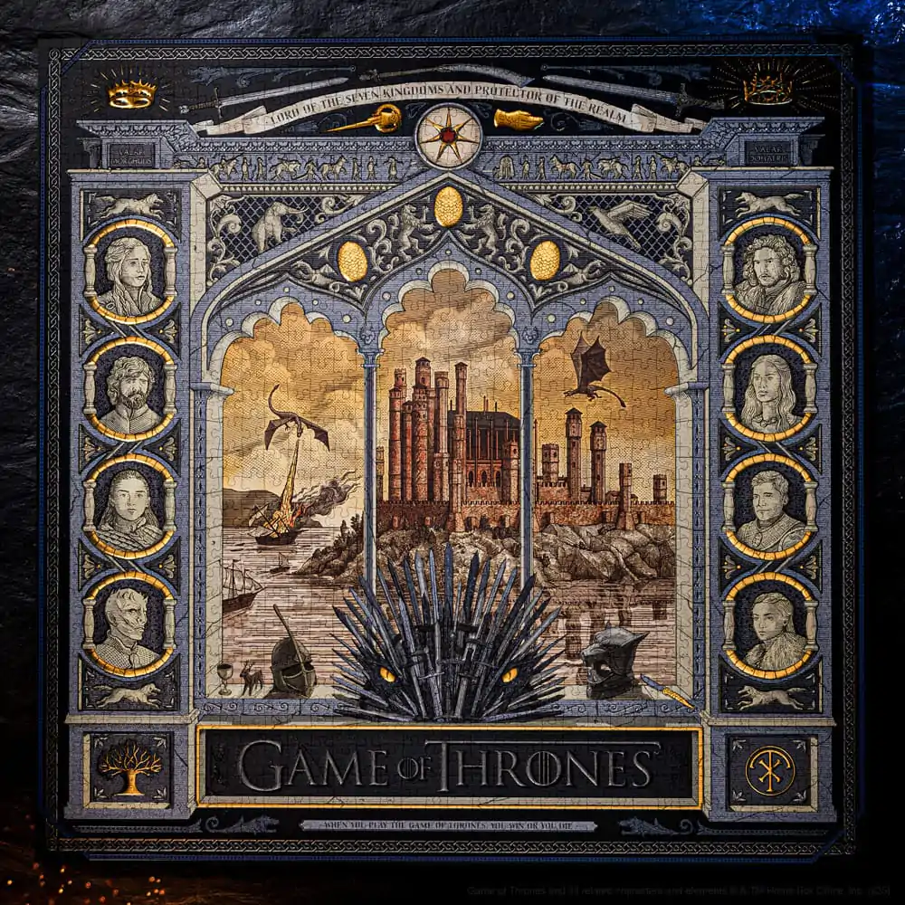 Game of Thrones viacrozmerné puzzle (1000 kusov) produktová fotografia