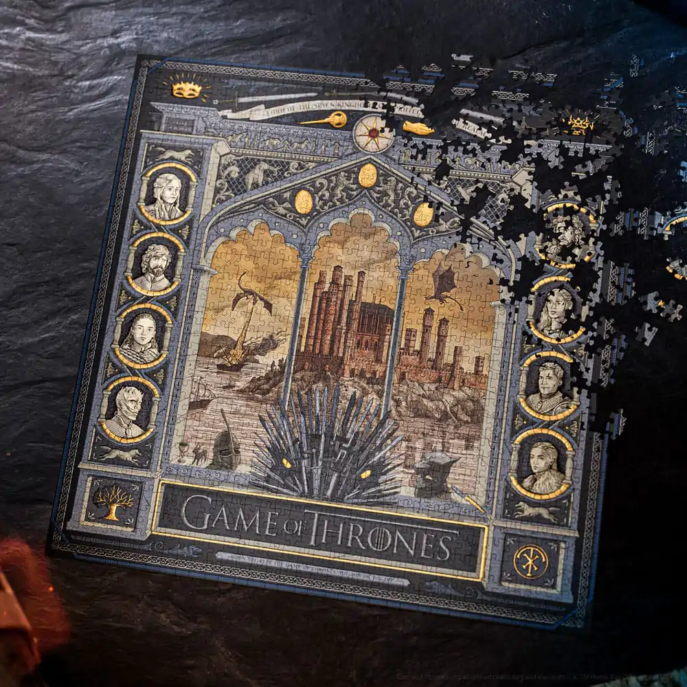 Game of Thrones viacrozmerné puzzle (1000 kusov) produktová fotografia
