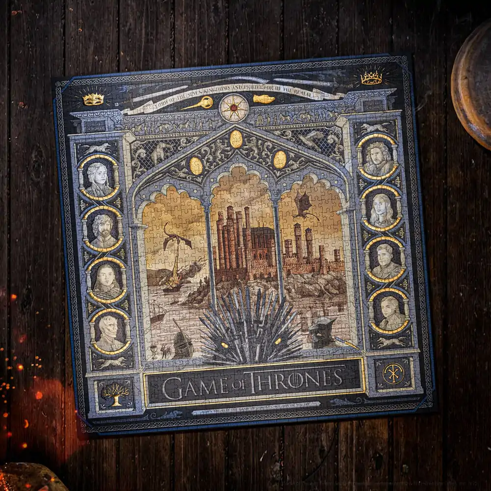Game of Thrones viacrozmerné puzzle (1000 kusov) produktová fotografia