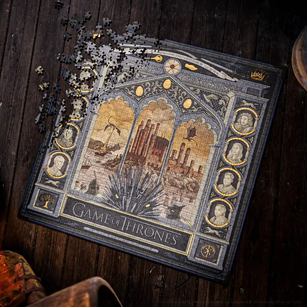 Game of Thrones viacrozmerné puzzle (1000 kusov) produktová fotografia