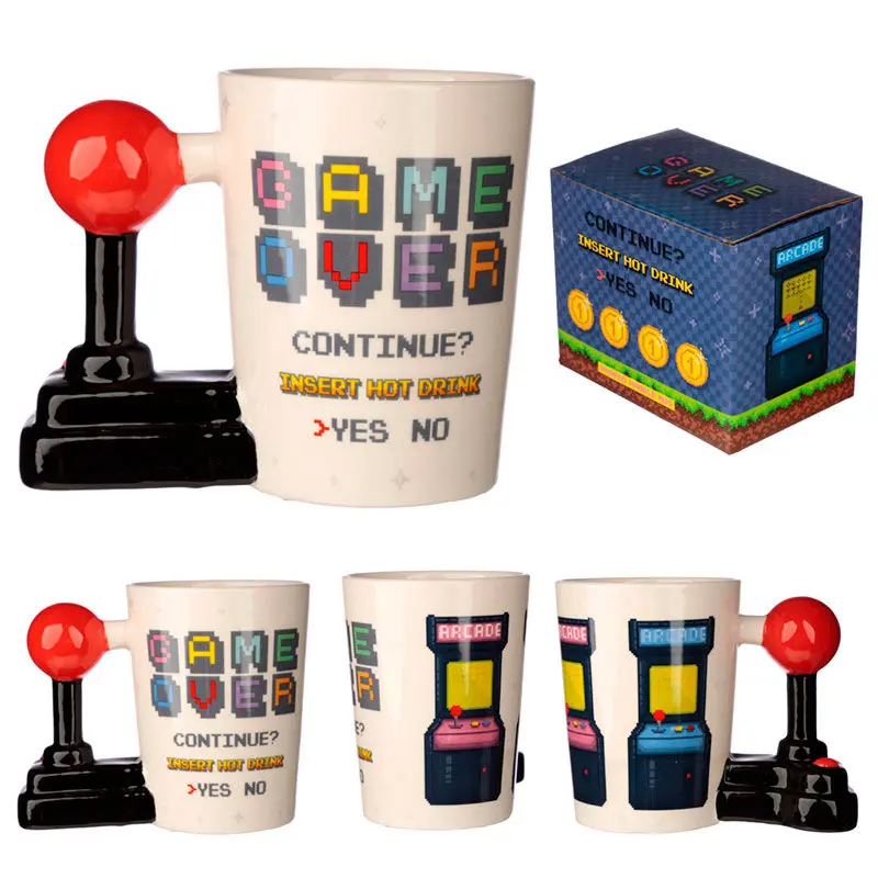 Game Over Joystick Arcade shaped handle mug 350 ml termékfotó