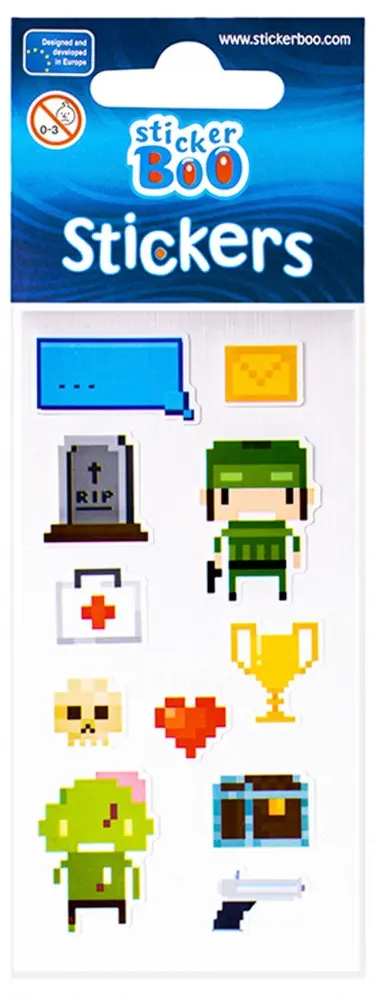 Gamer Nálepka produktová fotografia