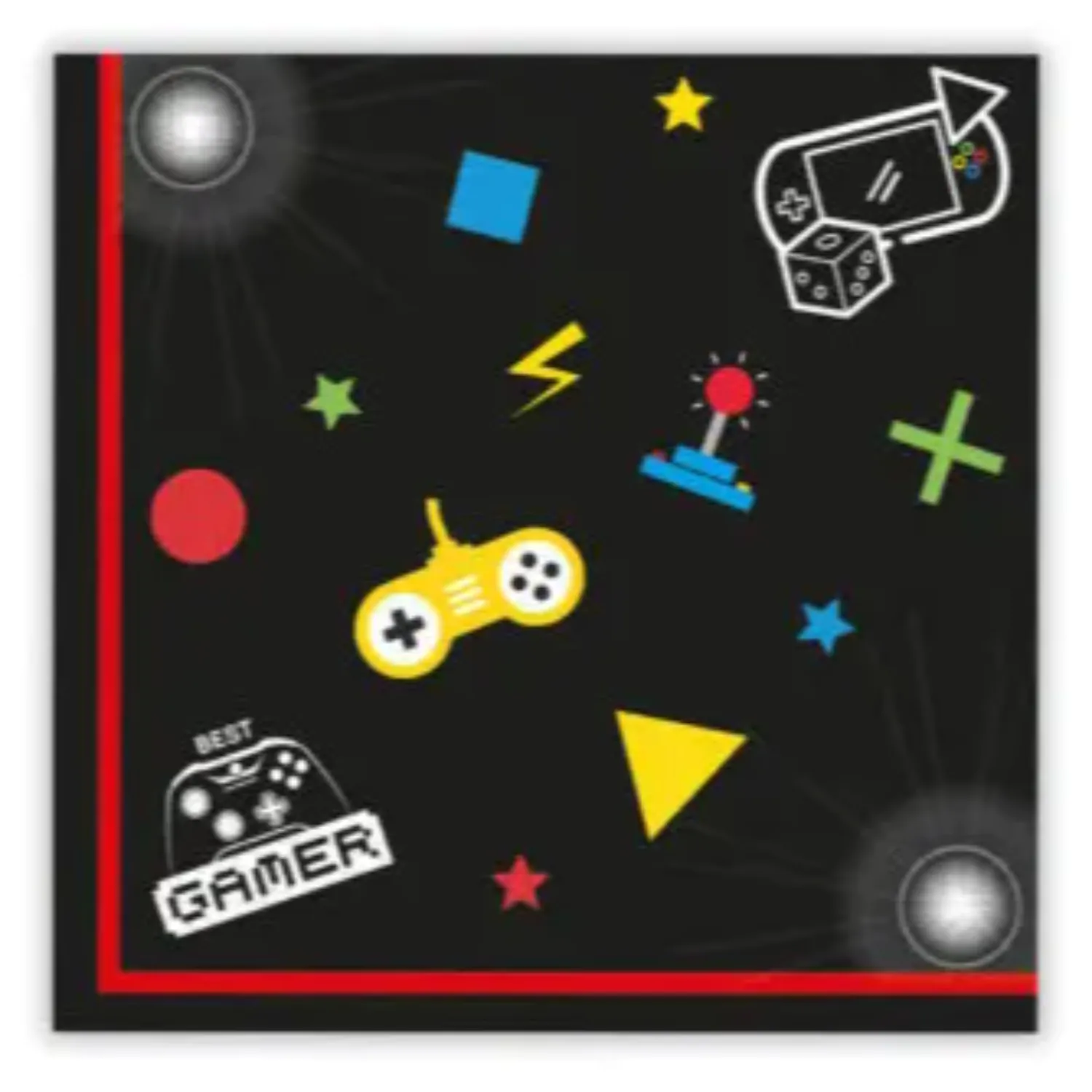 Servítky Gaming Party 20 ks 33x33 cm FSC produktová fotografia