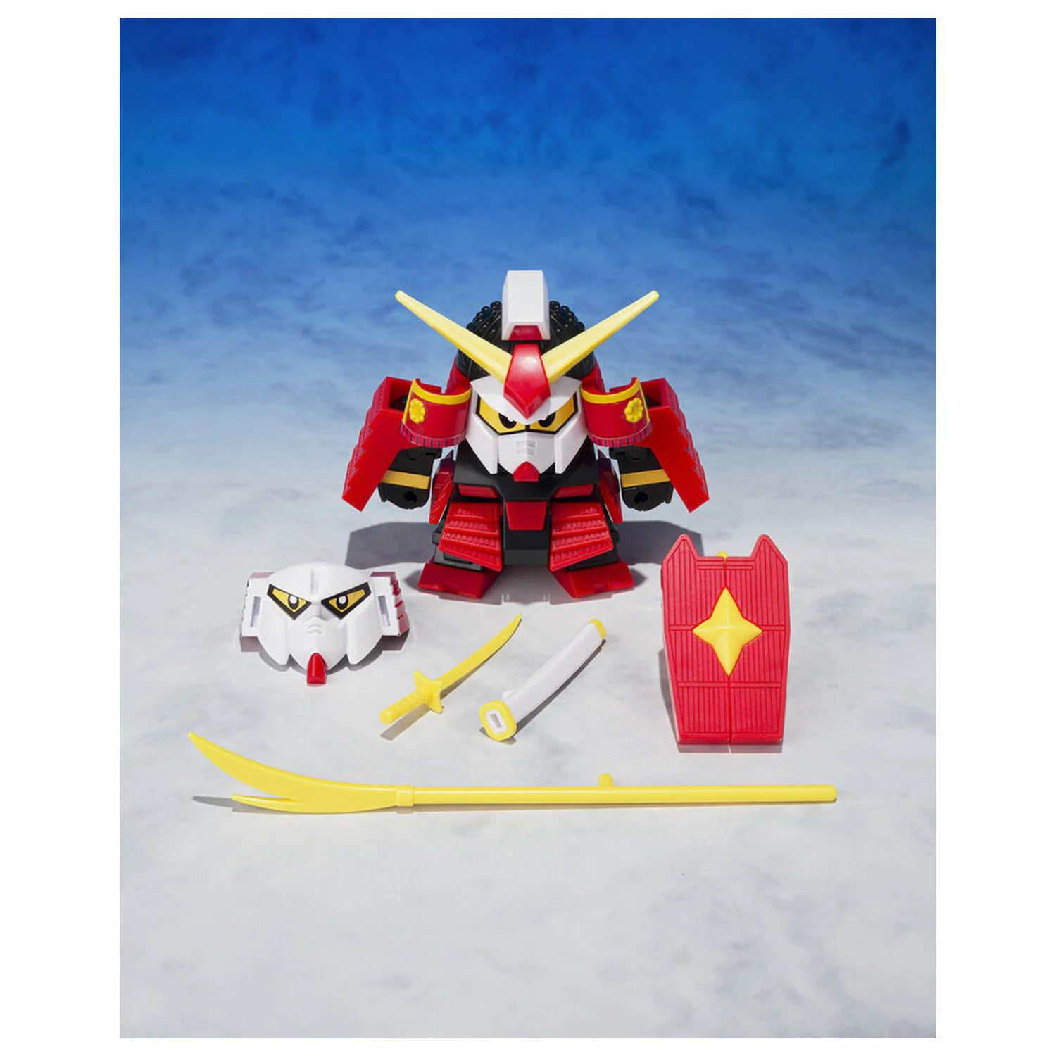 Ganso SD Gundam World Musha Gundam figúrka 8cm produktová fotografia