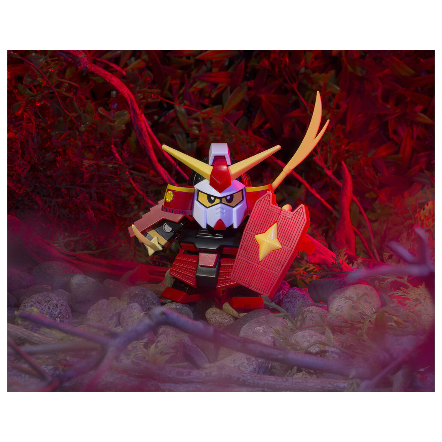 Ganso SD Gundam World Musha Gundam figúrka 8cm produktová fotografia