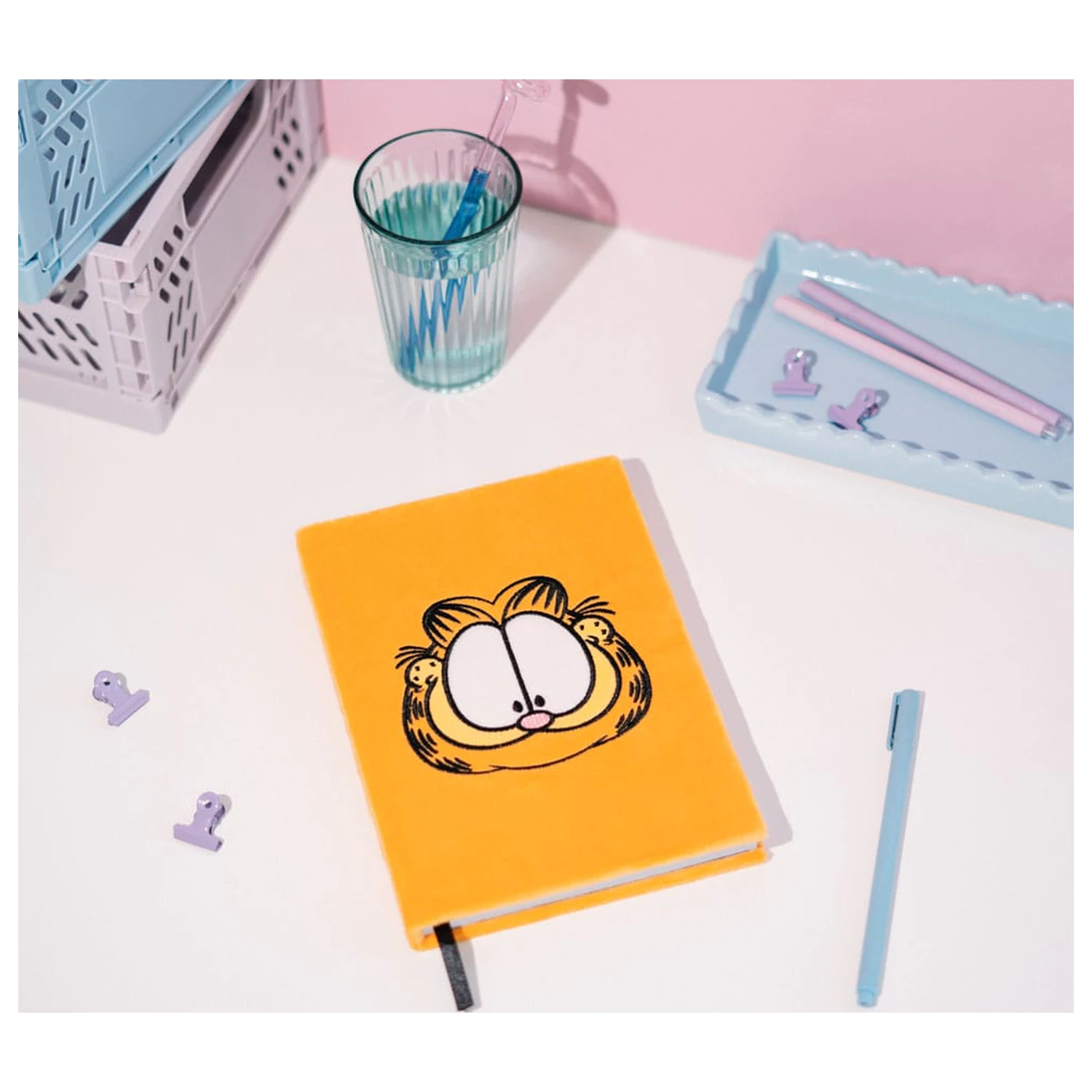 Garfield A5 prémiový plyšový zápisník produktová fotografia