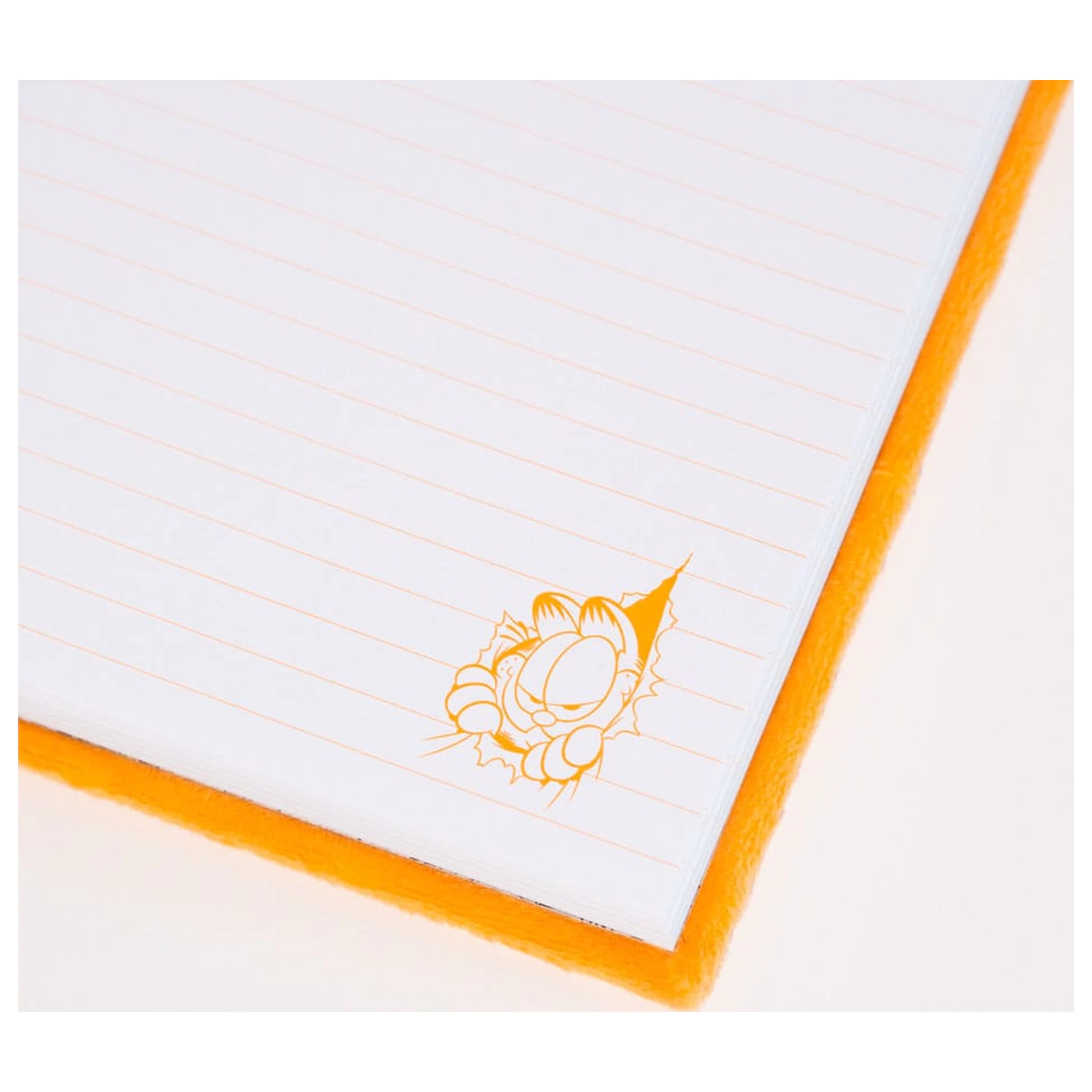 Garfield A5 prémiový plyšový zápisník produktová fotografia