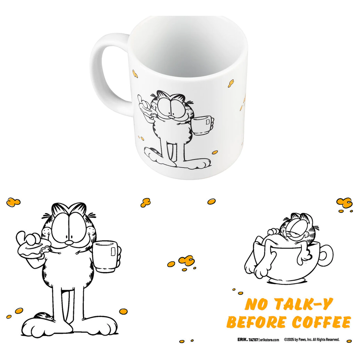 Garfield hrnček 350ml produktová fotografia