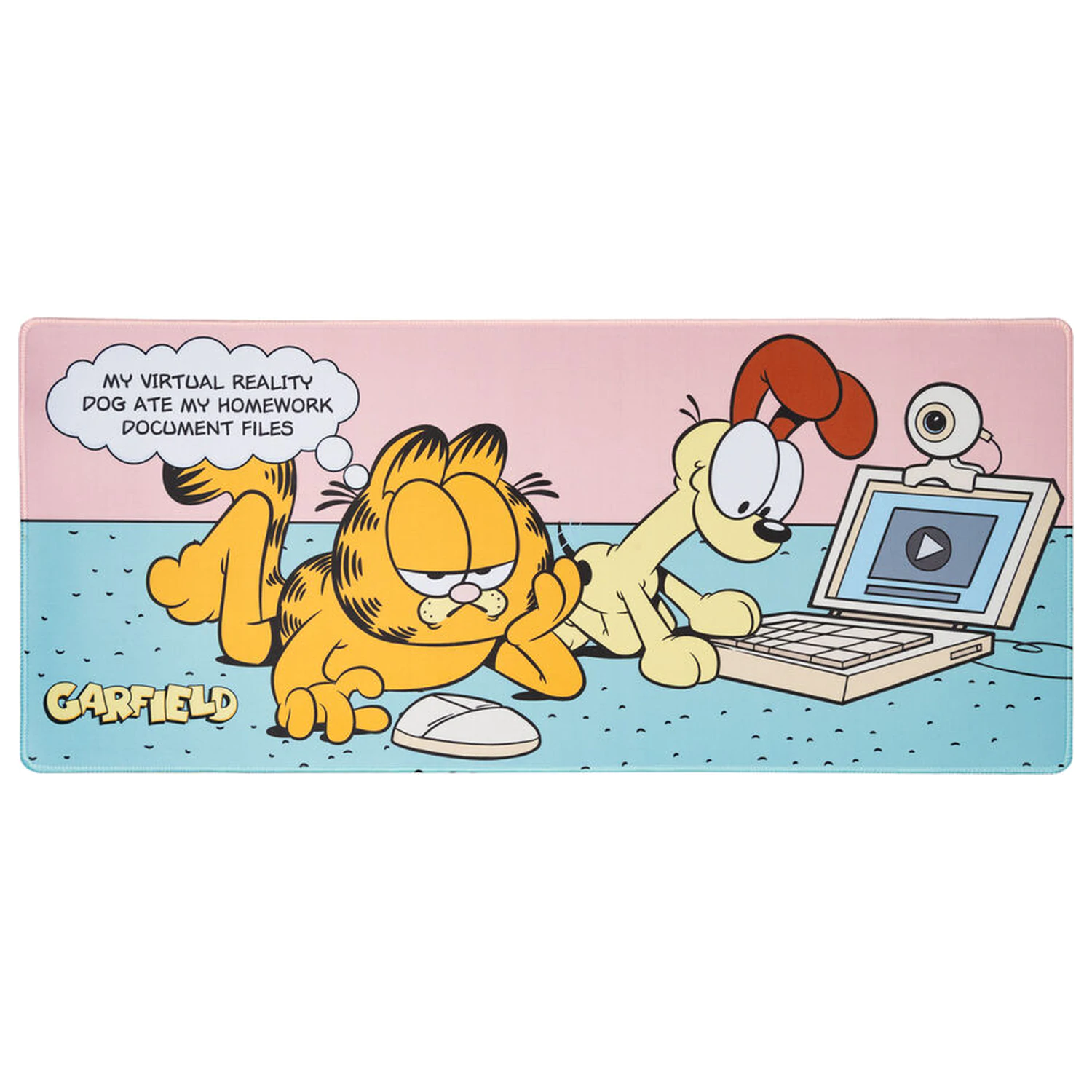 Garfield podložka na herný stôl produktová fotografia