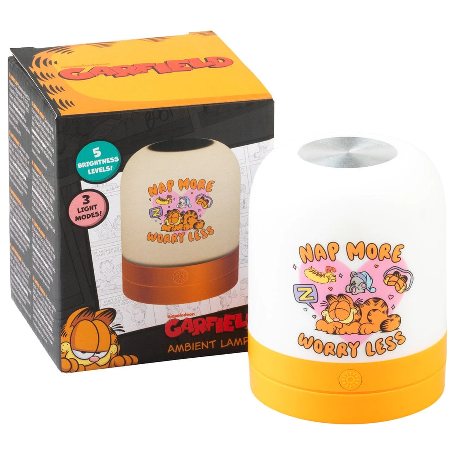 Garfield ambientná lampa produktová fotografia