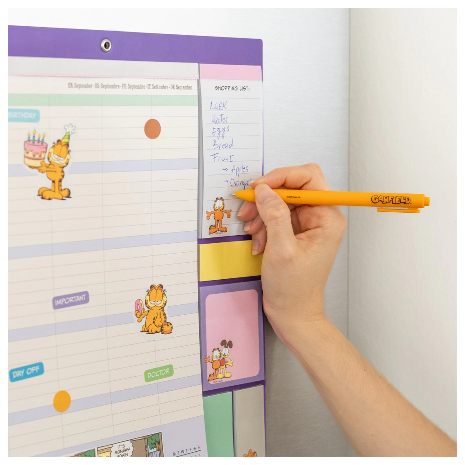 Garfield Magnetický plánovač 2026/27 30 x 35 cm produktová fotografia