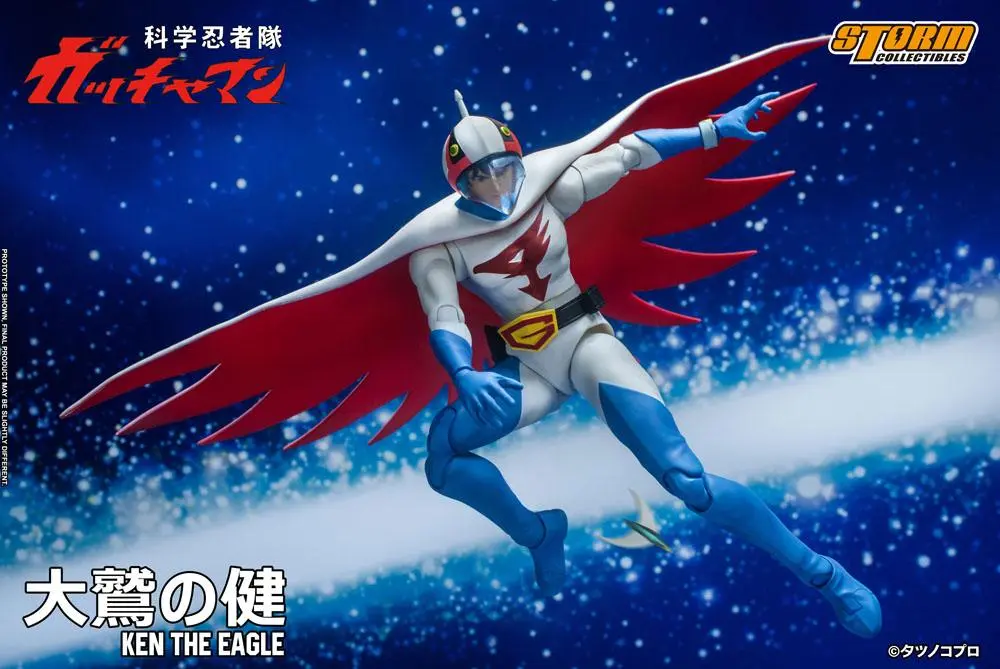 Akčná figúrka Gatchaman 1/12 Ken the Eagle 18 cm produktová fotografia