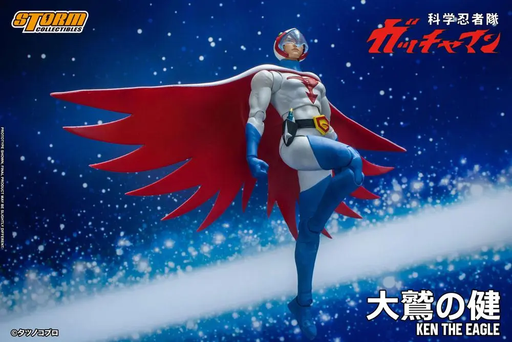 Akčná figúrka Gatchaman 1/12 Ken the Eagle 18 cm produktová fotografia