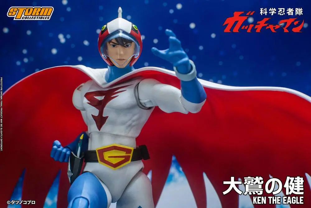 Akčná figúrka Gatchaman 1/12 Ken the Eagle 18 cm produktová fotografia