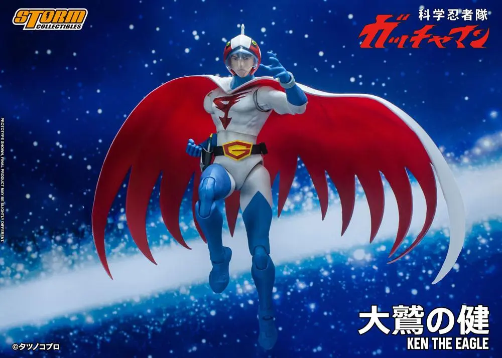 Akčná figúrka Gatchaman 1/12 Ken the Eagle 18 cm produktová fotografia