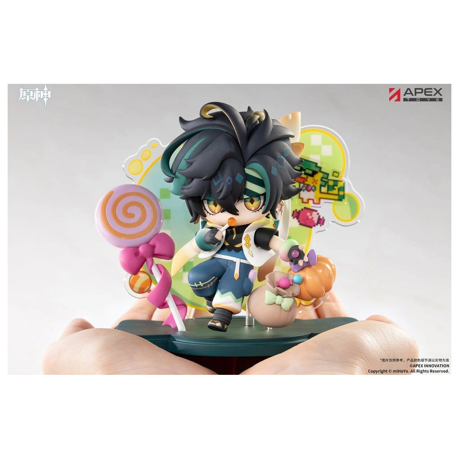 Genshin Impact Chibi Chara PVC figúrka You Ye Qi Xiang Series Kinich 11 cm produktová fotografia