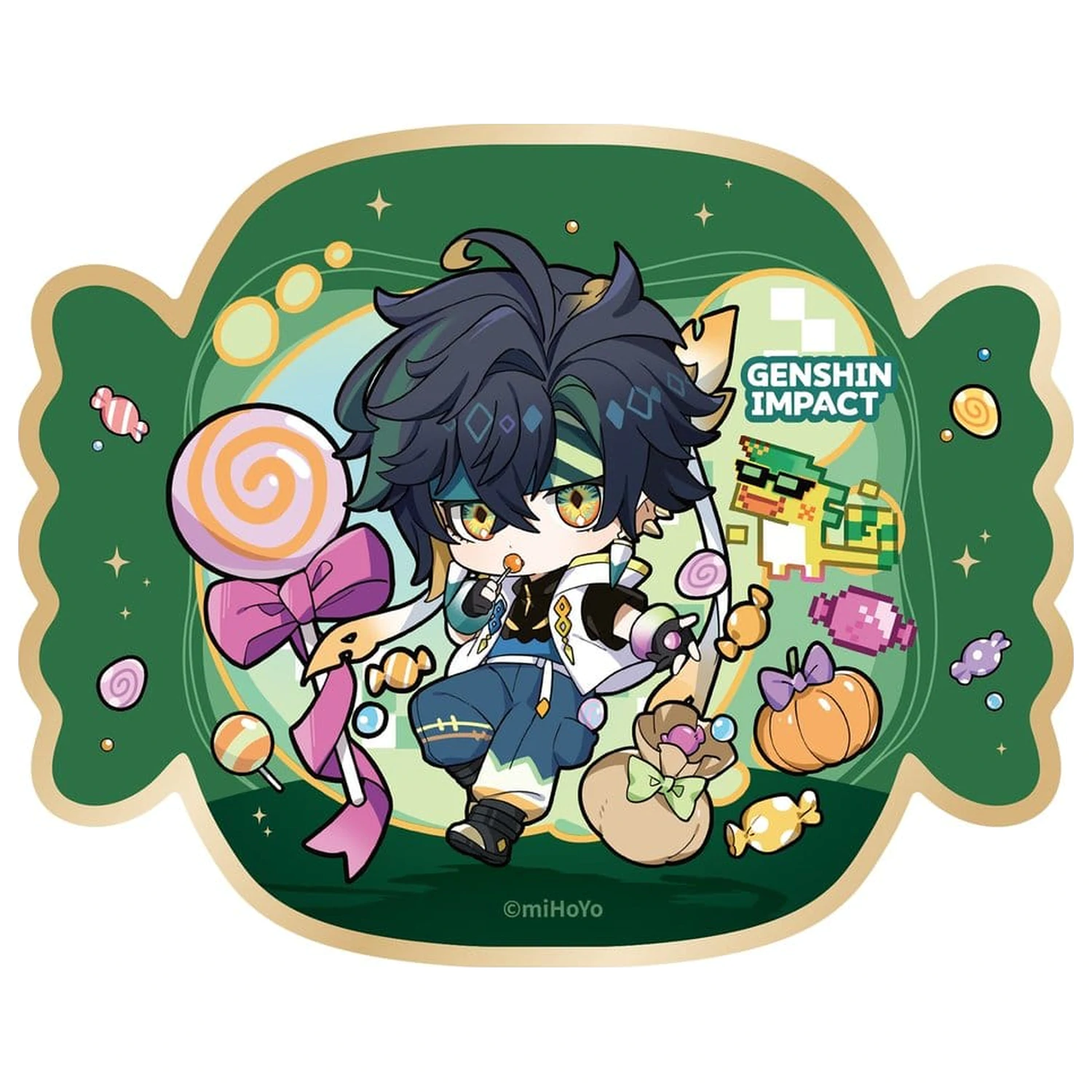 Genshin Impact Chibi Chara PVC figúrka You Ye Qi Xiang Series Kinich 11 cm produktová fotografia