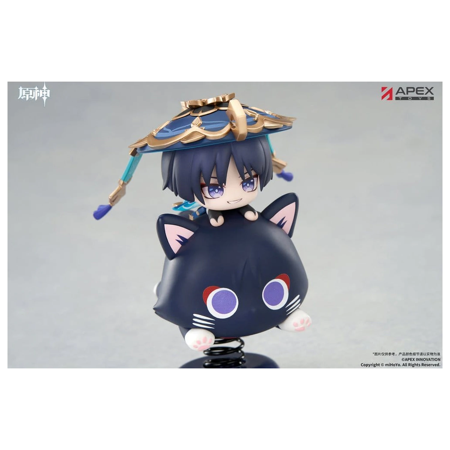 Genshin Impact Chibi Chara Yurayura Stand PVC figúrka Wanderer 11 cm produktová fotografia
