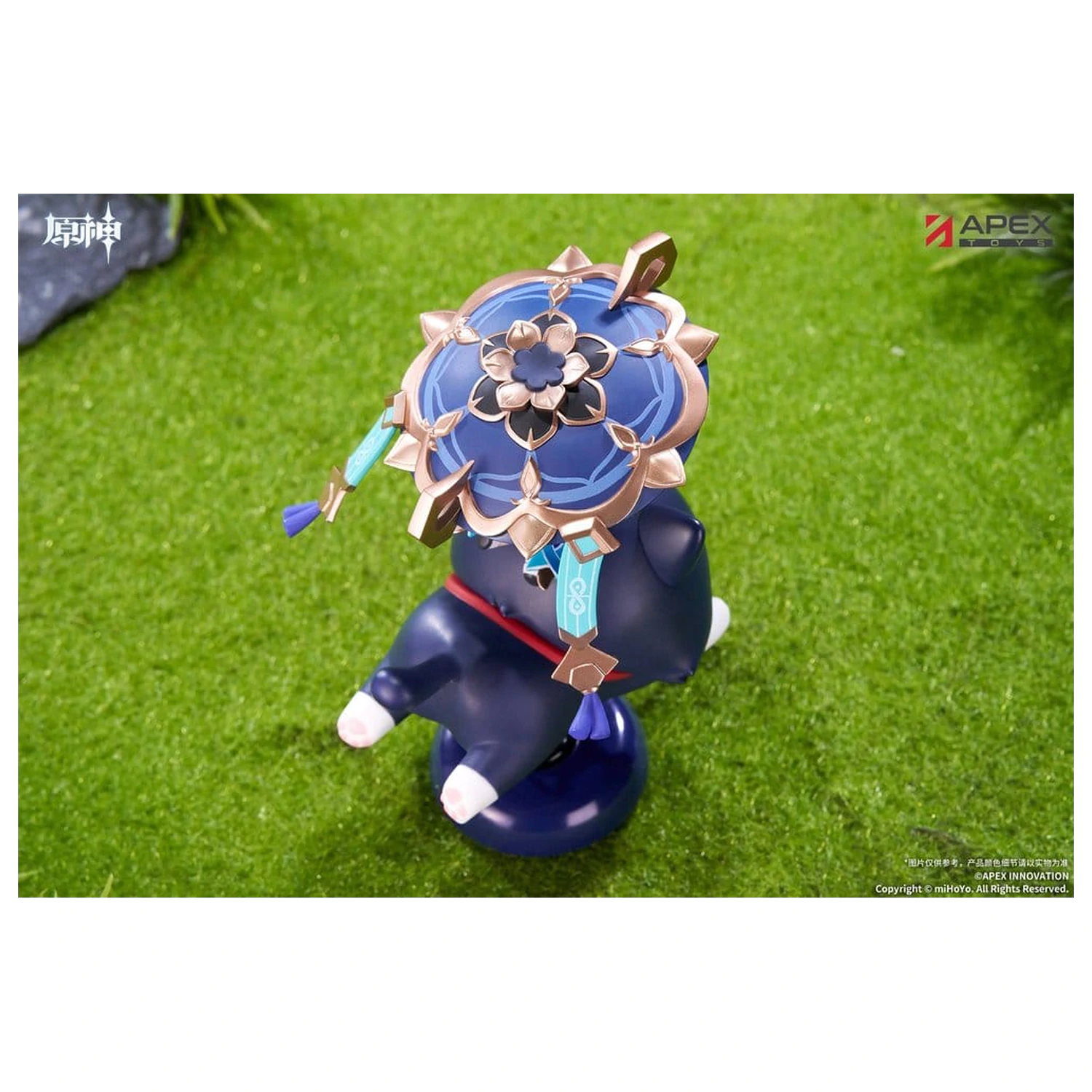 Genshin Impact Chibi Chara Yurayura Stand PVC figúrka Wanderer 11 cm produktová fotografia