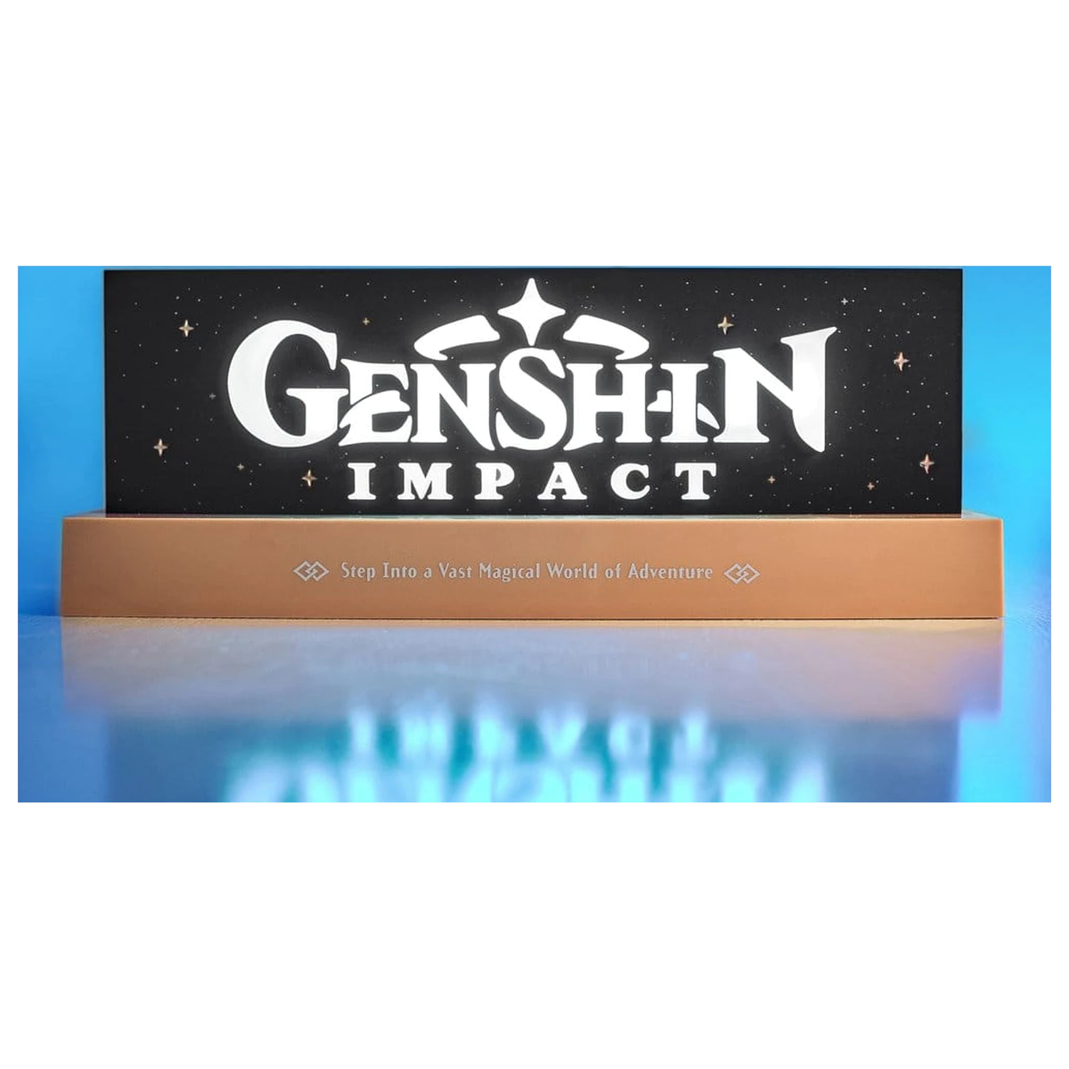 Genshin Impact LED lampa s logom produktová fotografia