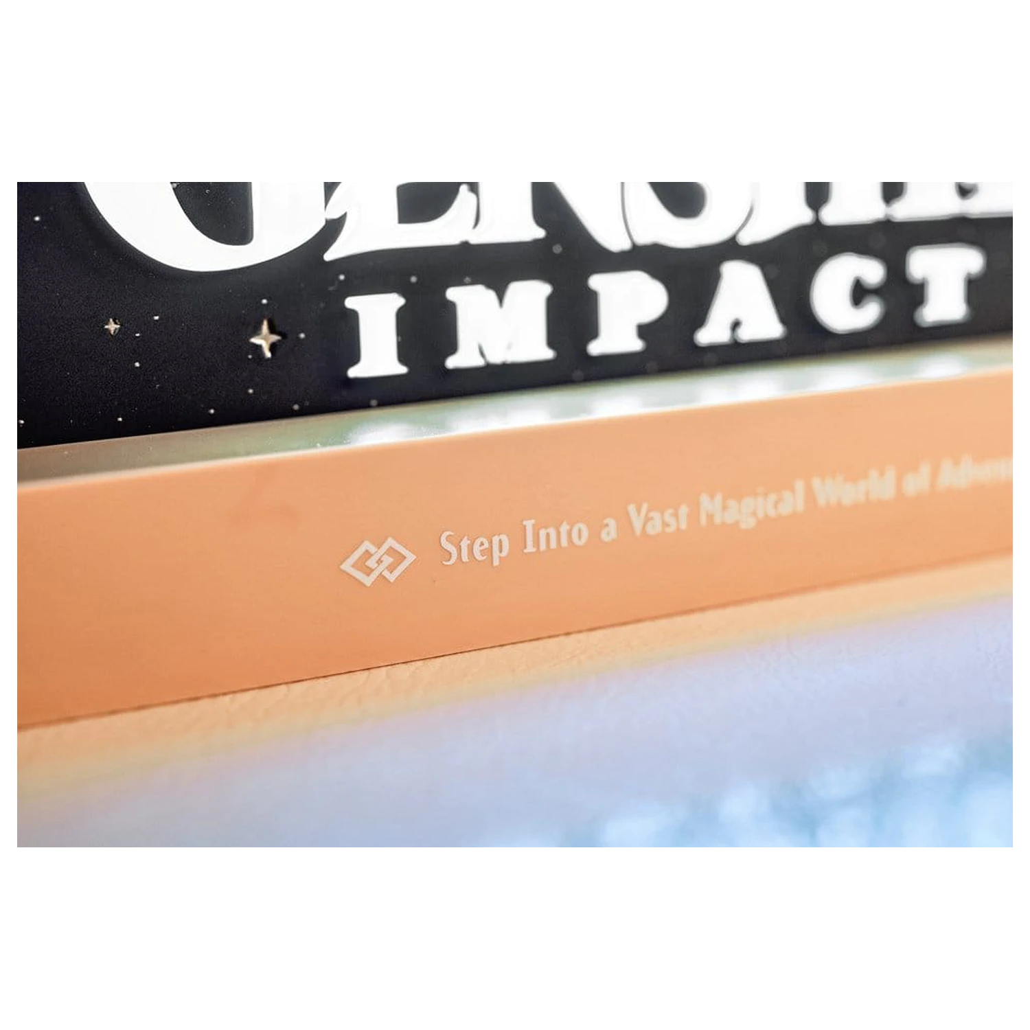 Genshin Impact LED lampa s logom produktová fotografia