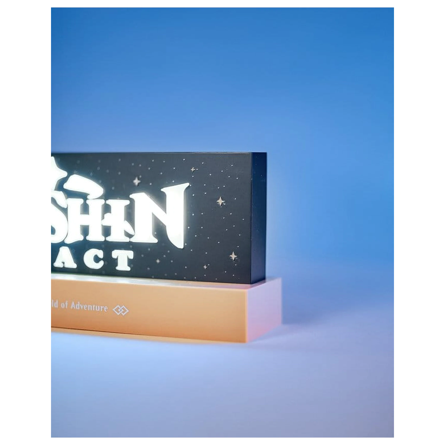 Genshin Impact LED lampa s logom produktová fotografia