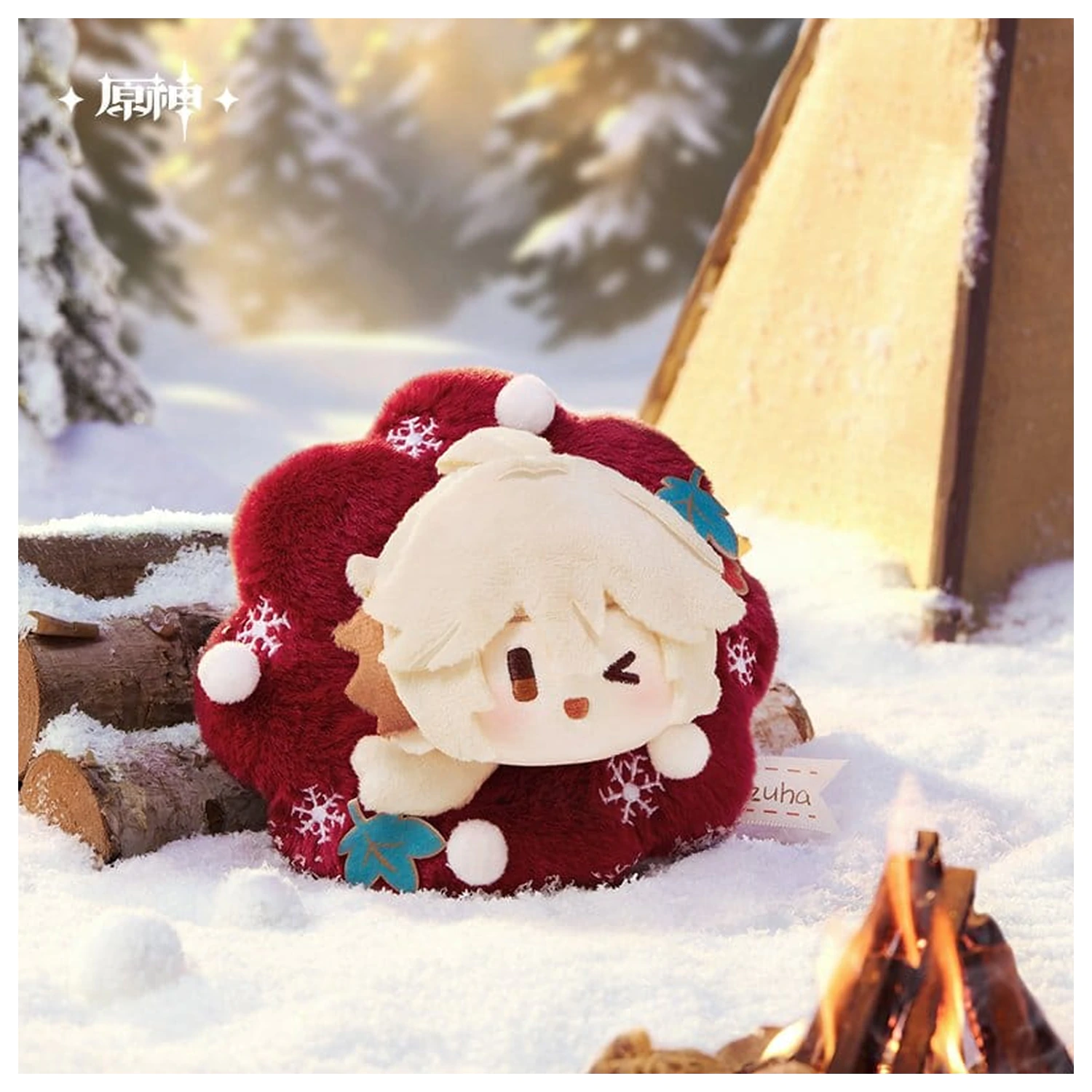 Genshin Impact - Leisurely Winter's Day Series Plyšová kľúčenka - Kaedehara Kazuha produktová fotografia