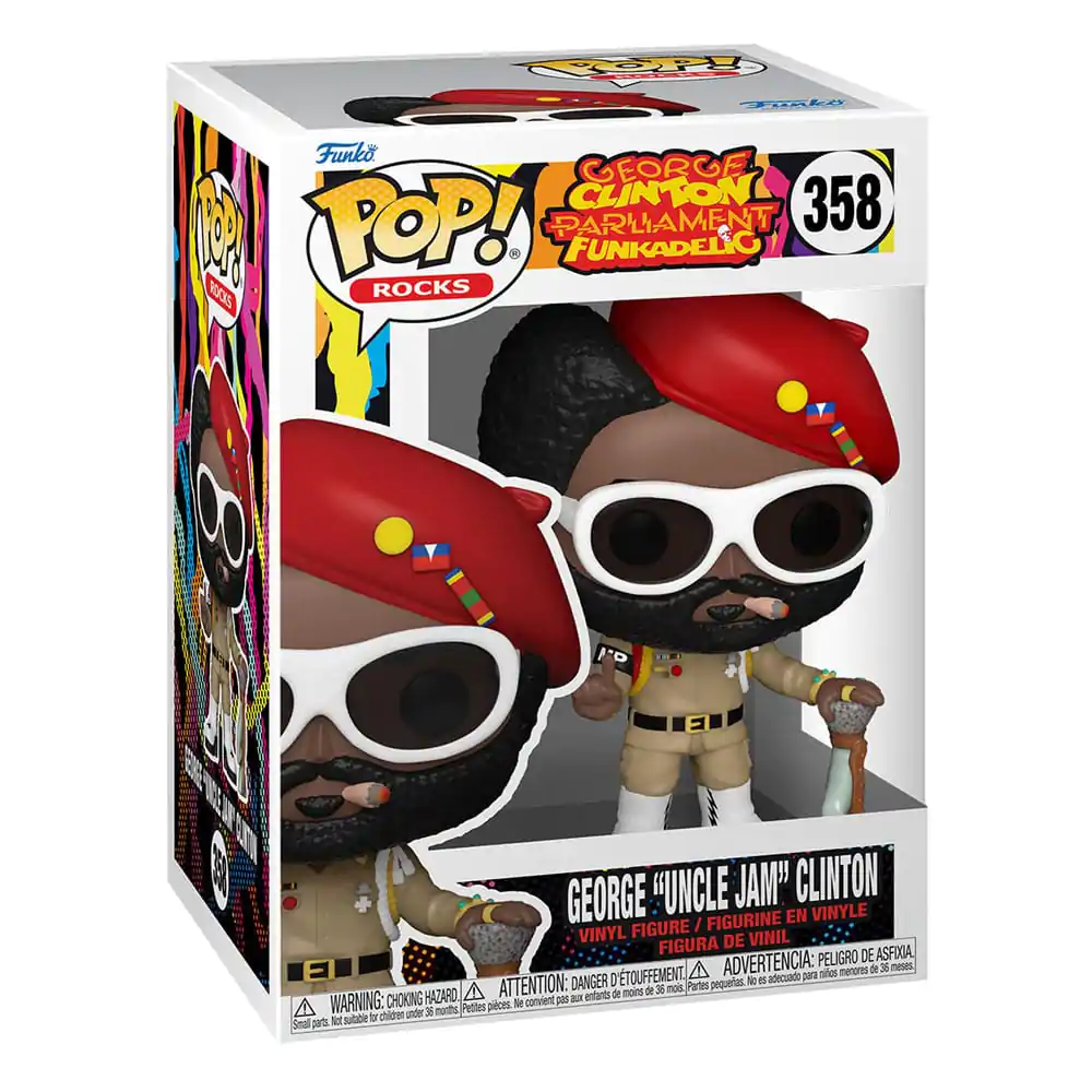 George Clinton POP! Rocks Vinyl figurka Parliament Funkadelic 9 cm termékfotó