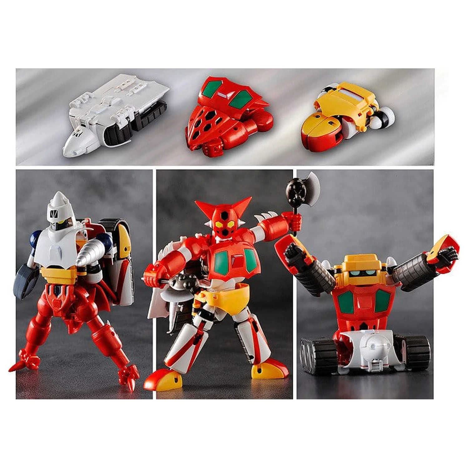 Getter Robo akčná figúrka balenie 3 ks Dynamic Change Getter Robo 12 cm produktová fotografia