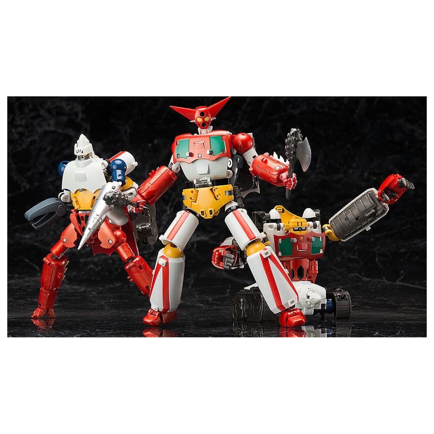 Getter Robo Dynamic Change R súprava akčných figúrok (re-run) produktová fotografia