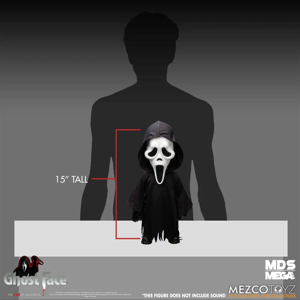 Ghost Face MDS Mega Scale plyšová bábika Ghost Face 38 cm produktová fotografia