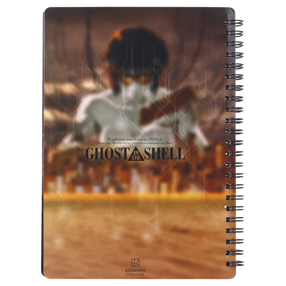 Ghost in the Shell Notebook s 3D-efektom mesta termékfotó