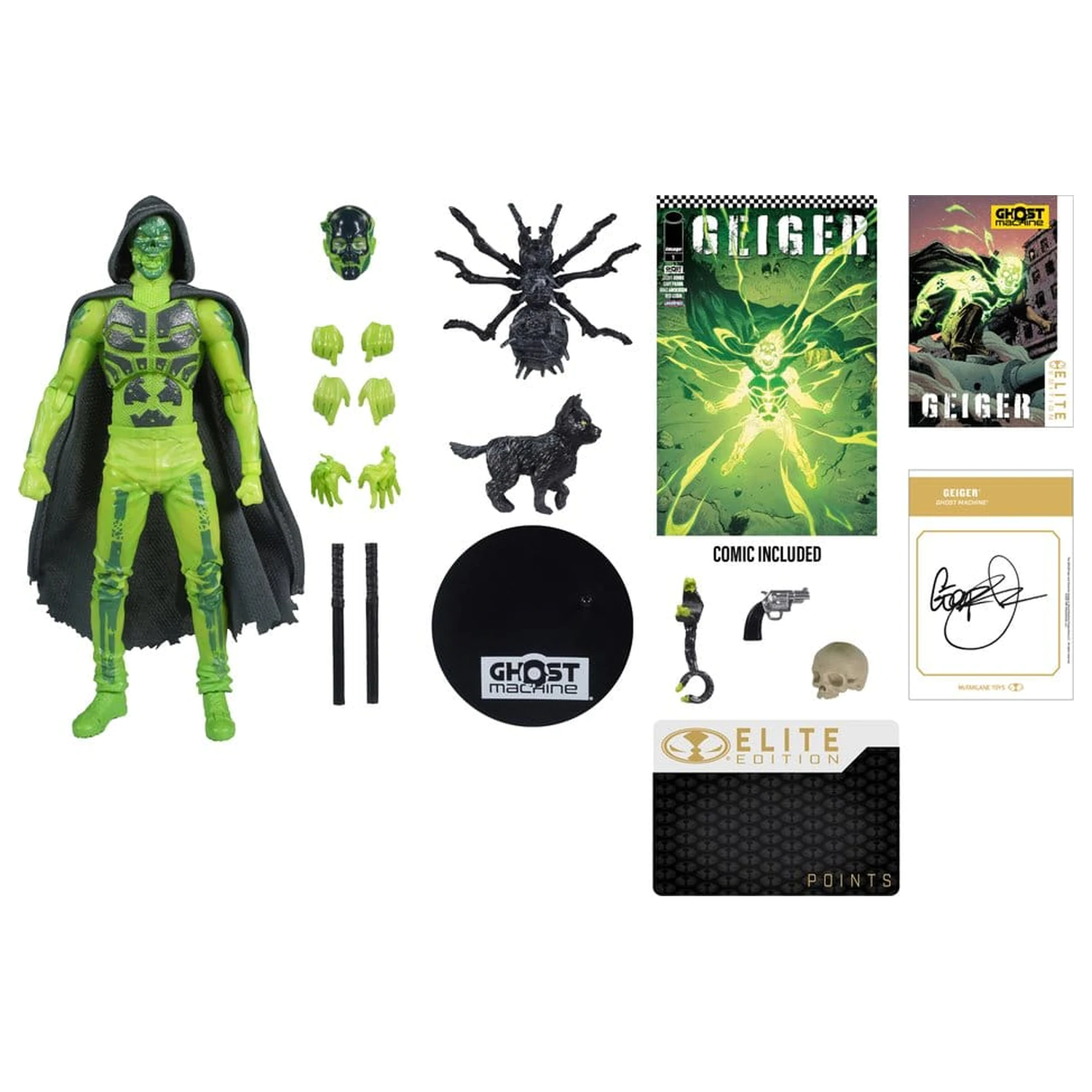 Ghost Machine McFarlane Elite Edition Deluxe akčná figúrka Geiger 18 cm produktová fotografia