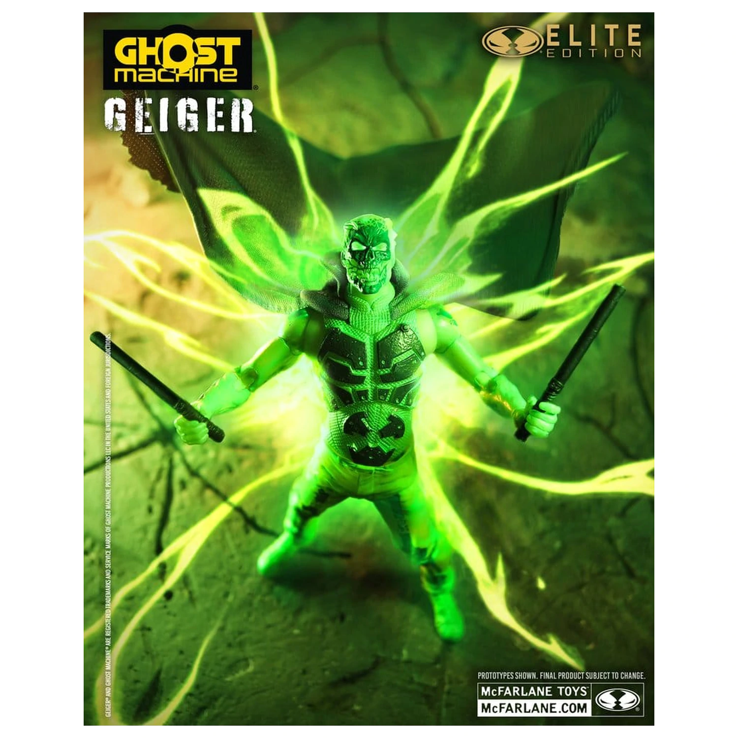 Ghost Machine McFarlane Elite Edition Deluxe akčná figúrka Geiger 18 cm produktová fotografia