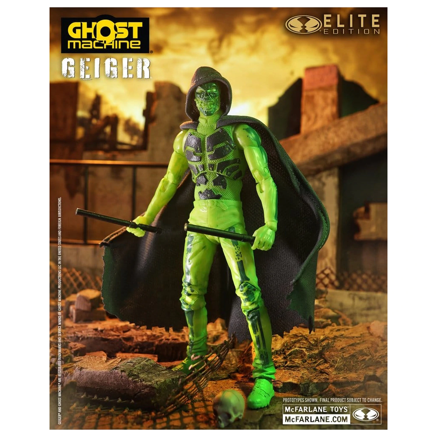 Ghost Machine McFarlane Elite Edition Deluxe akčná figúrka Geiger 18 cm produktová fotografia
