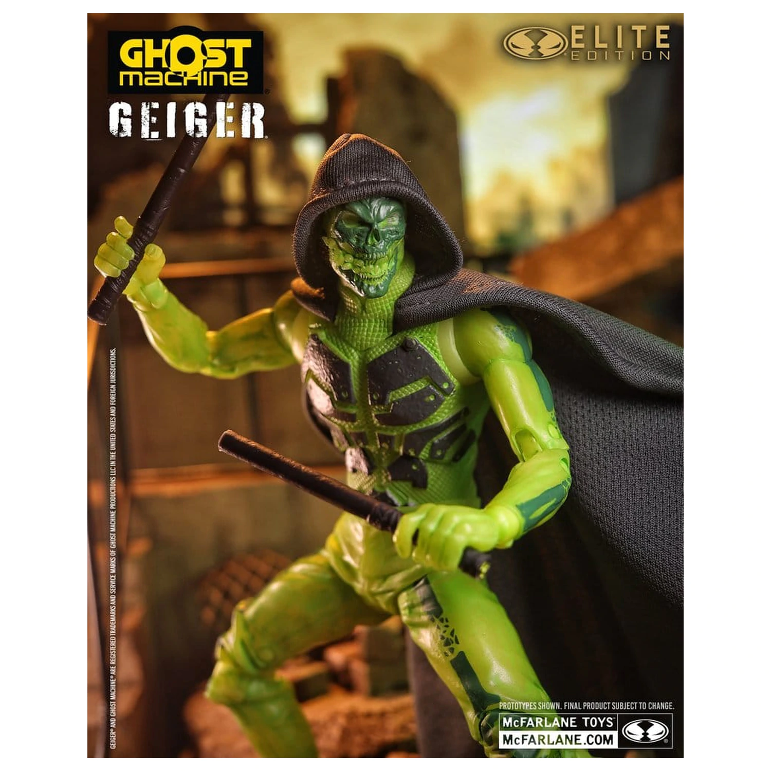 Ghost Machine McFarlane Elite Edition Deluxe akčná figúrka Geiger 18 cm produktová fotografia