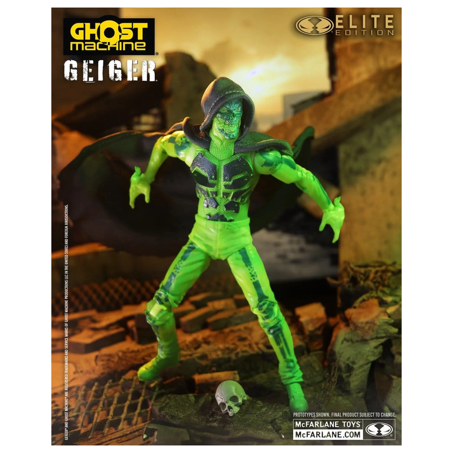Ghost Machine McFarlane Elite Edition Deluxe akčná figúrka Geiger 18 cm produktová fotografia