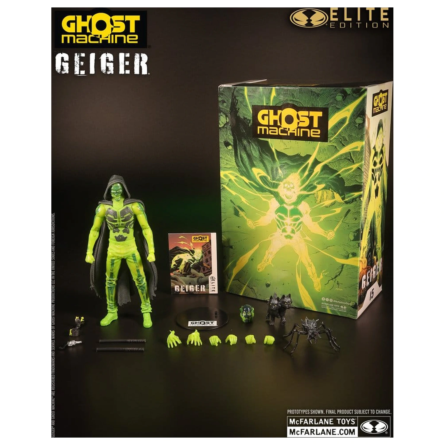 Ghost Machine McFarlane Elite Edition Deluxe akčná figúrka Geiger 18 cm produktová fotografia