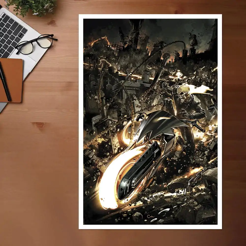 Ghost Rider Art Print 41 x 61 cm - bez rámu produktová fotografia