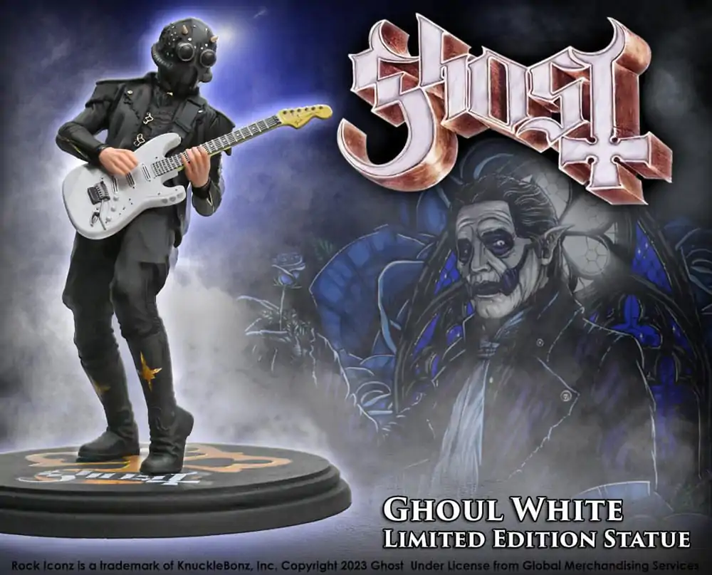 Ghost Rock Iconz Socha 1/9 Nameless Ghoul II (White Guitar) 22 cm produktová fotografia
